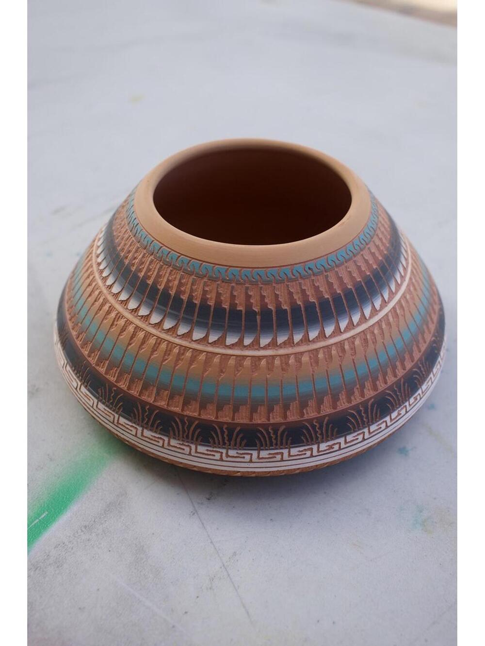 Handcrafted Studio Pottery Vase from late 20th Century